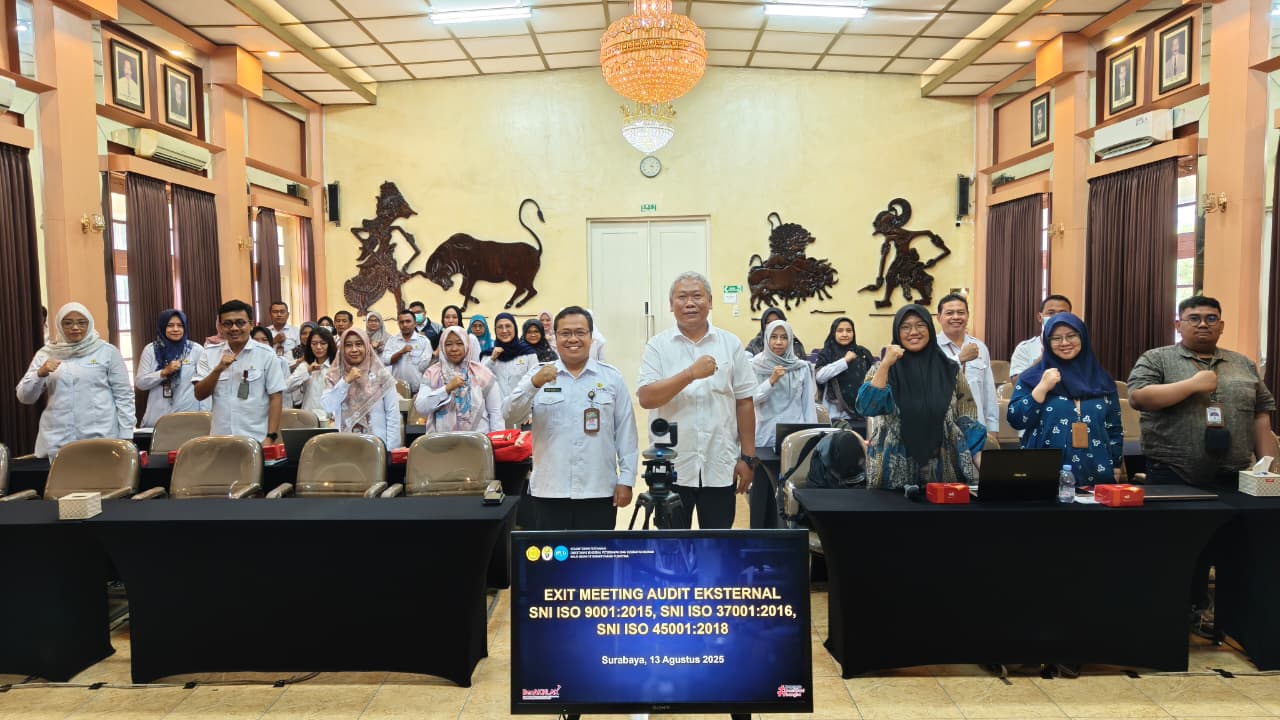 Exit Meeting Audit Eksternal SNI ISO 9001,37001, dan 45001